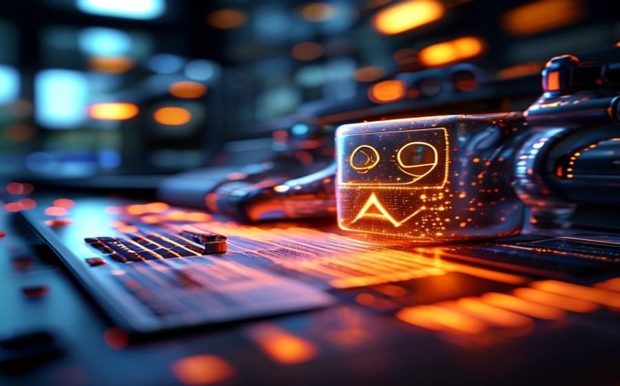 Risk matrix showing false positives, bias, and regulatory challenges in AI cybersecurity